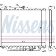 Слика 1 $на Воден радиатор (ладник) NISSENS 60852