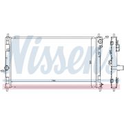 Слика 1 на Воден радиатор (ладник) NISSENS 61019