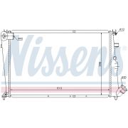 Слика 1 $на Воден радиатор (ладник) NISSENS 61303