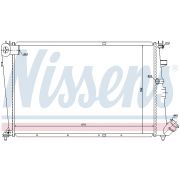 Слика 1 $на Воден радиатор (ладник) NISSENS 61304