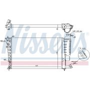 Слика 1 на Воден радиатор (ладник) NISSENS 61317A