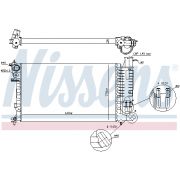 Слика 1 $на Воден радиатор (ладник) NISSENS 61380A