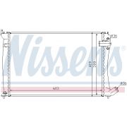 Слика 1 $на Воден радиатор (ладник) NISSENS 61386