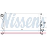 Слика 1 $на Воден радиатор (ладник) NISSENS 617847