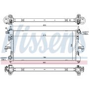 Слика 1 $на Воден радиатор (ладник) NISSENS 617879