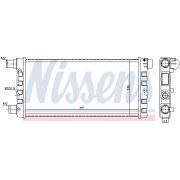 Слика 1 на Воден радиатор (ладник) NISSENS 61814