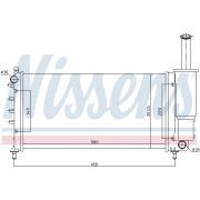 Слика 1 $на Воден радиатор (ладник) NISSENS 61886