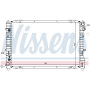 Слика 1 $на Воден радиатор (ладник) NISSENS 62003