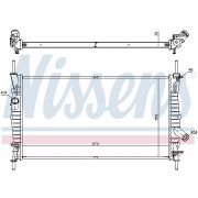 Слика 1 на Воден радиатор (ладник) NISSENS 62128