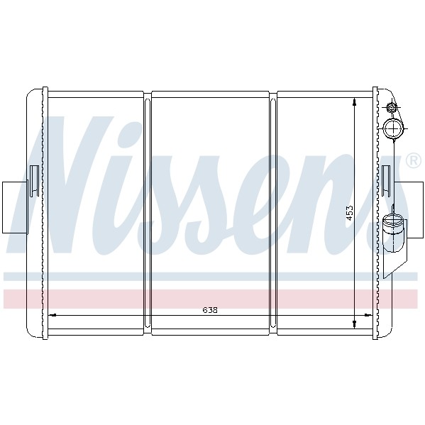 Слика на Воден радиатор (ладник) NISSENS 62288 за камион Iveco Daily 1 Box ORA-06502: PL/  - 82 коњи дизел