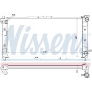 Слика 1 $на Воден радиатор (ладник) NISSENS 62382A