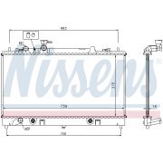 Слика 1 $на Воден радиатор (ладник) NISSENS 62465A