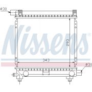 Слика 1 на Воден радиатор (ладник) NISSENS 62551