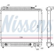 Слика 1 $на Воден радиатор (ладник) NISSENS 62724A