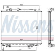 Слика 1 $на Воден радиатор (ладник) NISSENS 62802