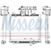 Слика 1 на Воден радиатор (ладник) NISSENS 62875