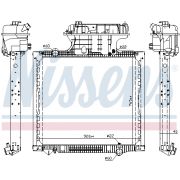 Слика 1 $на Воден радиатор (ладник) NISSENS 628756