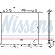 Слика 1 на Воден радиатор (ладник) NISSENS 62895A