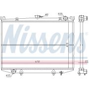 Слика 1 на Воден радиатор (ладник) NISSENS 62988