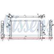 Слика 1 на Воден радиатор (ладник) NISSENS 63029A