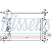 Слика 1 $на Воден радиатор (ладник) NISSENS 630726