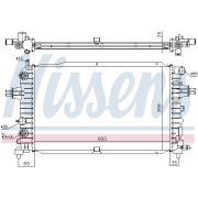 Слика 1 $на Воден радиатор (ладник) NISSENS 630768