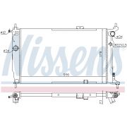 Слика 1 на Воден радиатор (ладник) NISSENS 63252A