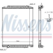 Слика 1 на Воден радиатор (ладник) NISSENS 63331A