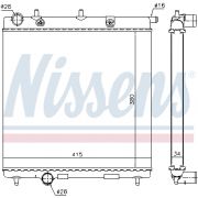 Слика 1 $на Воден радиатор (ладник) NISSENS 63505