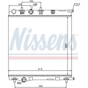 Слика 1 $на Воден радиатор (ладник) NISSENS 636002