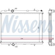 Слика 1 на Воден радиатор (ладник) NISSENS 636006