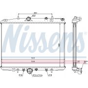 Слика 1 $на Воден радиатор (ладник) NISSENS 63702