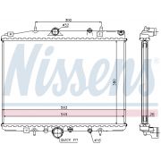 Слика 1 $на Воден радиатор (ладник) NISSENS 63703