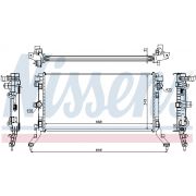 Слика 1 на Воден радиатор (ладник) NISSENS 637603