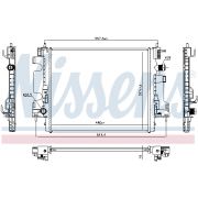 Слика 1 $на Воден радиатор (ладник) NISSENS 637659