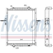 Слика 1 $на Воден радиатор (ладник) NISSENS 63781A