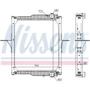 Слика 1 $на Воден радиатор (ладник) NISSENS 63783