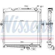 Слика 1 $на Воден радиатор (ладник) NISSENS 637877