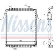 Слика 1 $на Воден радиатор (ладник) NISSENS 63789A