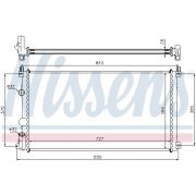 Слика 1 $на Воден радиатор (ладник) NISSENS 63824A