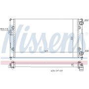 Слика 1 $на Воден радиатор (ладник) NISSENS 639961