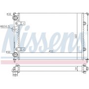 Слика 1 на Воден радиатор (ладник) NISSENS 639981