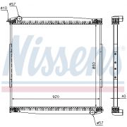 Слика 1 на Воден радиатор (ладник) NISSENS 640690