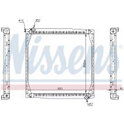 Слика 1 на Воден радиатор (ладник) NISSENS 64069A