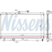 Слика 1 $на Воден радиатор (ладник) NISSENS 64786A