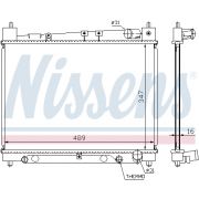 Слика 1 на Воден радиатор (ладник) NISSENS 64798