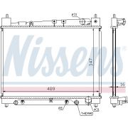 Слика 1 $на Воден радиатор (ладник) NISSENS 64799