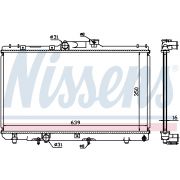 Слика 1 $на Воден радиатор (ладник) NISSENS 64868A