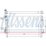 Слика 1 на Воден радиатор (ладник) NISSENS 65012