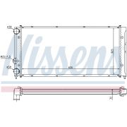 Слика 1 $на Воден радиатор (ладник) NISSENS 65236